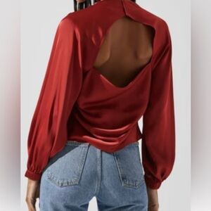 ASTR THE LABEL VERONICA OPEN-BACK TOP